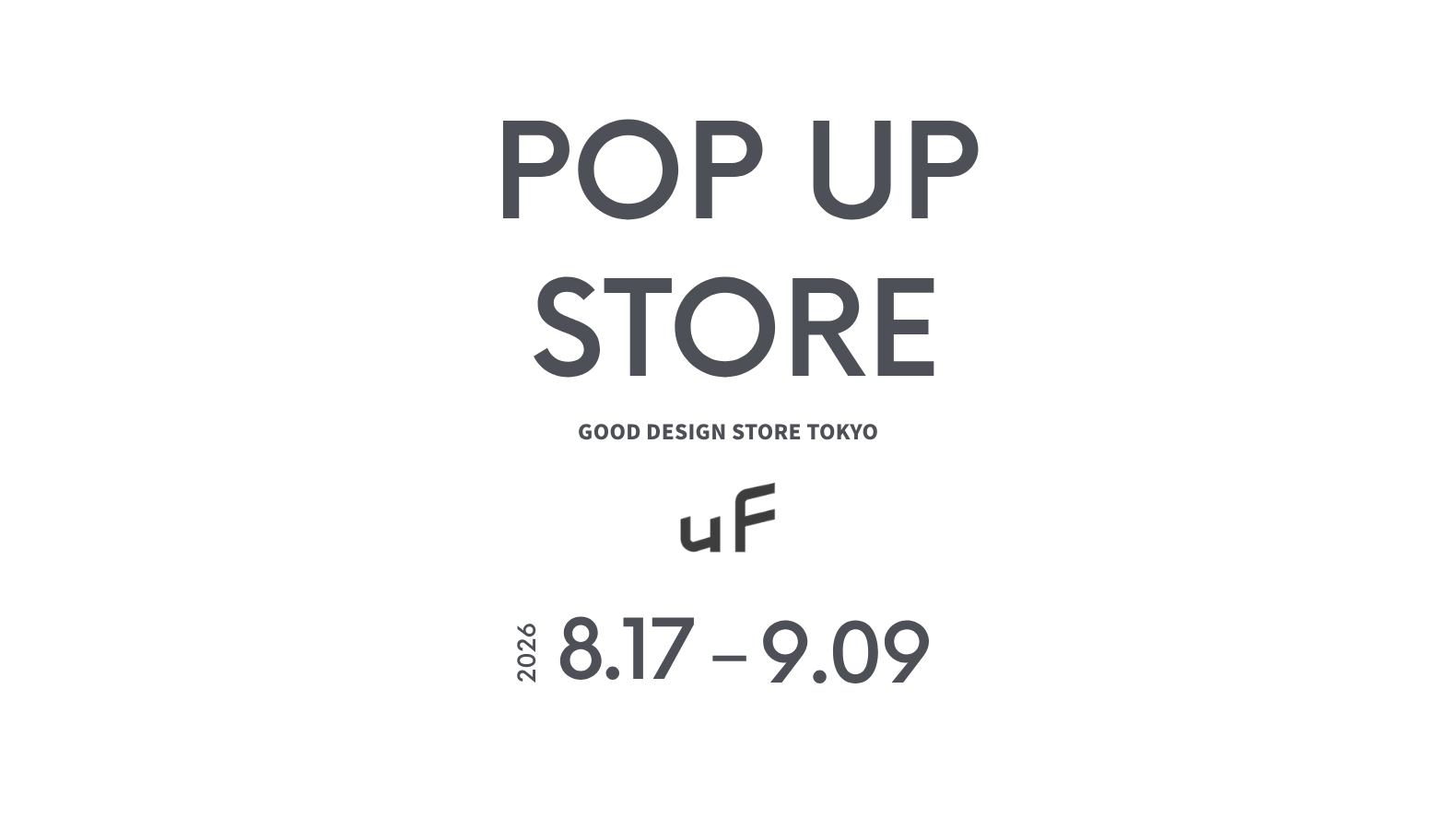 8/17（月）-9/9（水） GOOD DESIGN STORE TOKYO にて新商品販売中！