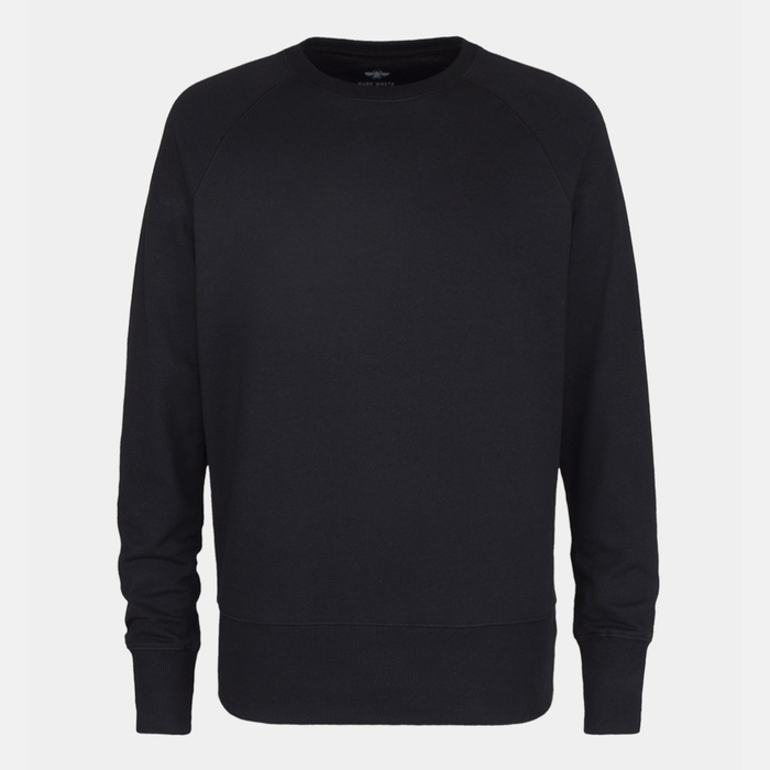 Unisex Raglan Sweatshirt Black