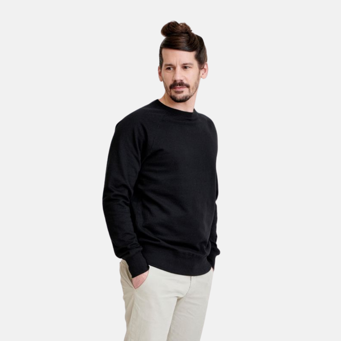 Unisex Raglan Sweatshirt Black