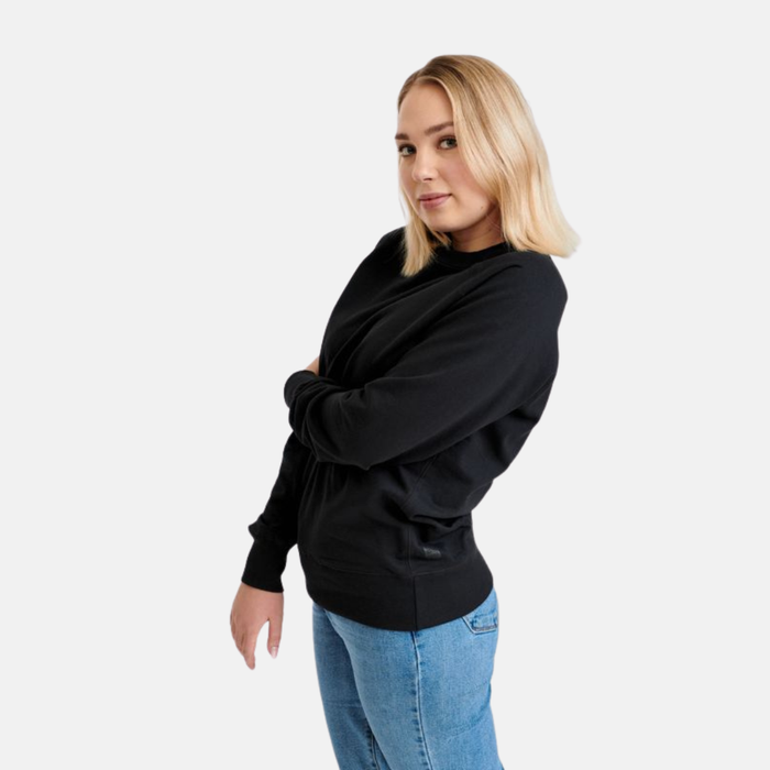 Unisex Raglan Sweatshirt Black
