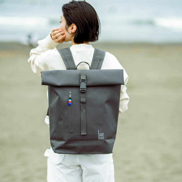 ROLLTOP バックパック シャークグレー