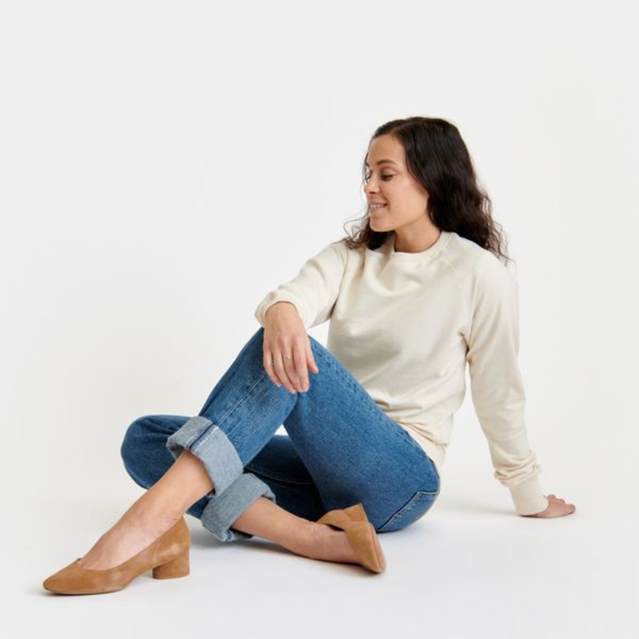 Unisex Raglan Sweatshirt Ecru