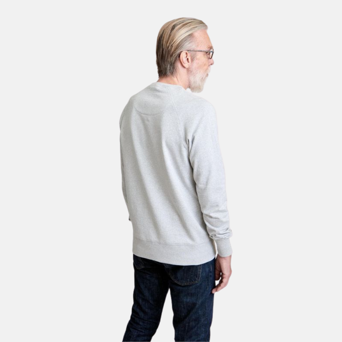 Unisex Raglan Sweatshirt Grey Melange