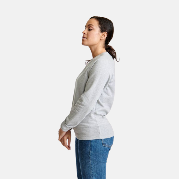 Unisex Raglan Sweatshirt Grey Melange