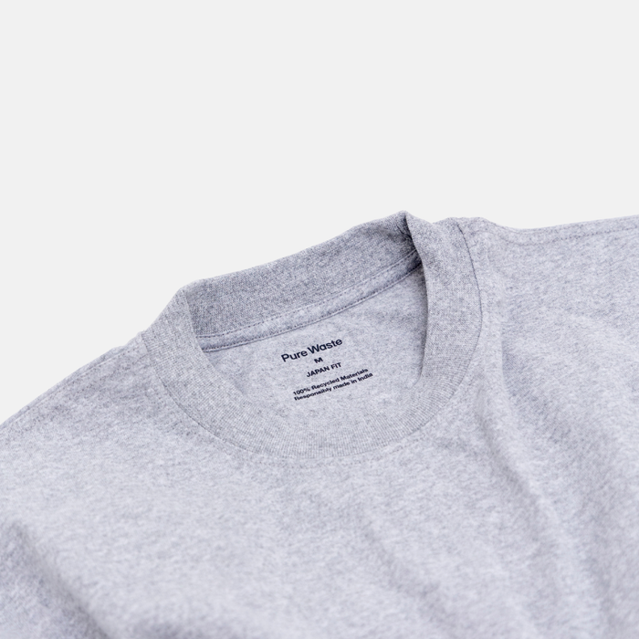 JAPAN FIT Unisex Oversized T-shirt Grey Melange