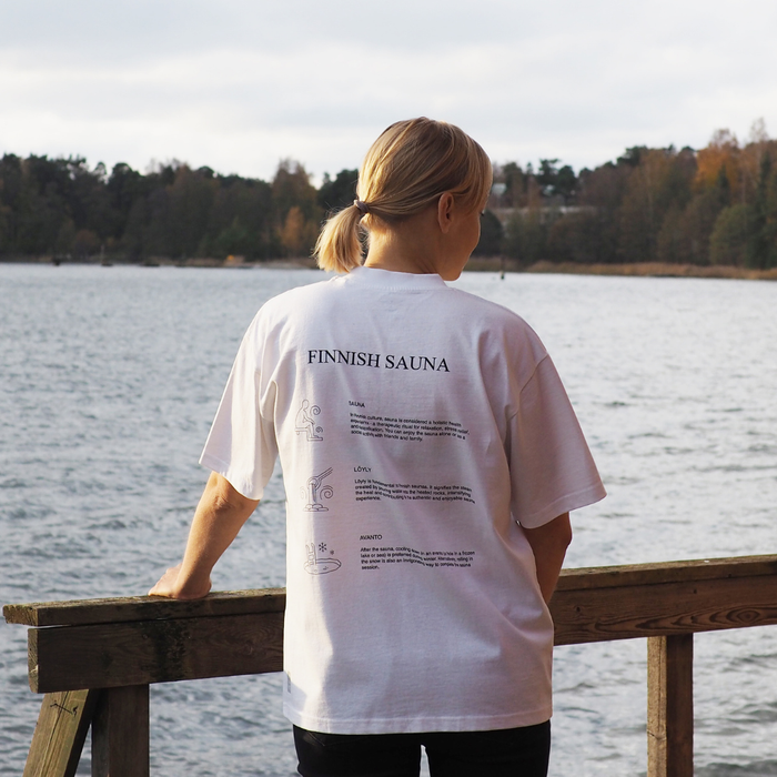 FINNISH SAUNA T-shirt White