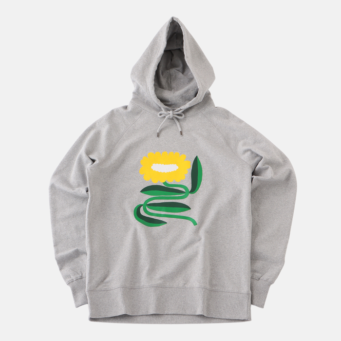 Unisex Hoodie Grey Melange "Macarena"プリント