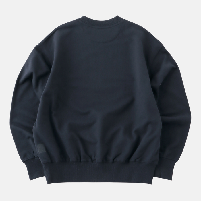 JAPAN FIT Unisex Sweatshirt Solid Navy "Summer Evening" プリント