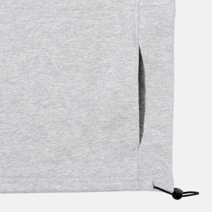 JAPAN FIT Unisex Half Zip Sweater Grey Melange