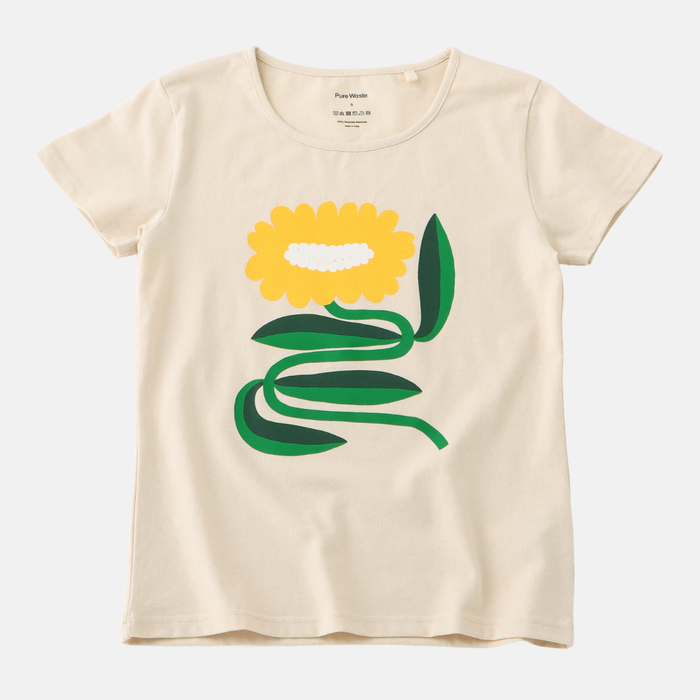 JAPAN FIT Women's T-Shirt Natrual  "Macarena"プリント