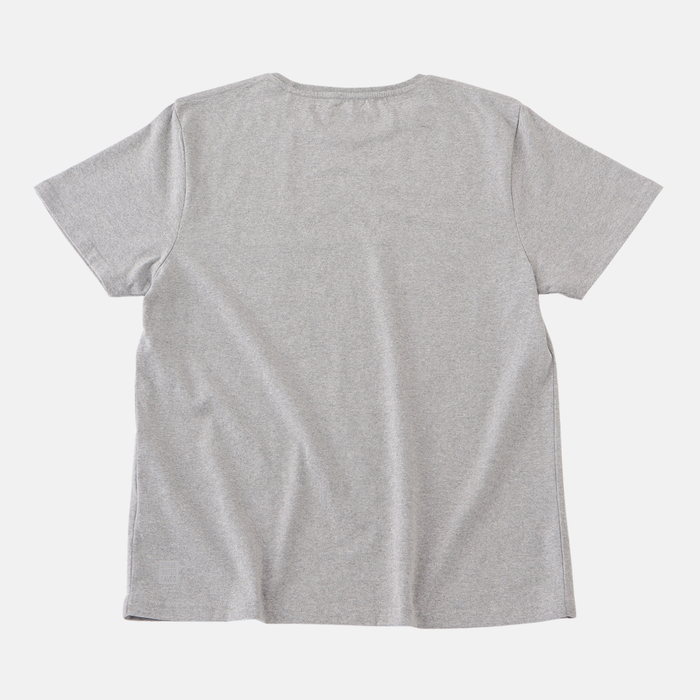 JAPAN FIT Men's T-Shirt Grey Melange  "Macarena"プリント