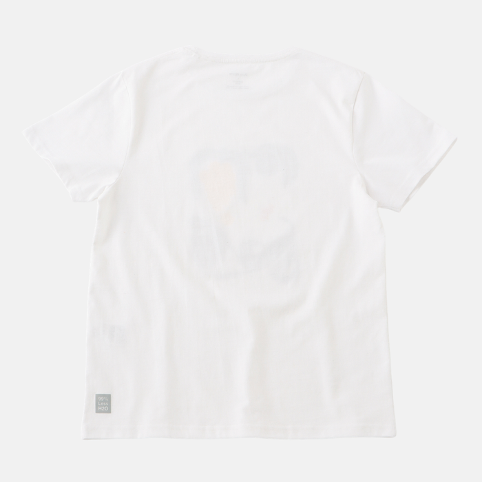 JAPAN FIT Men's T-Shirt White "Summer Evening" プリント