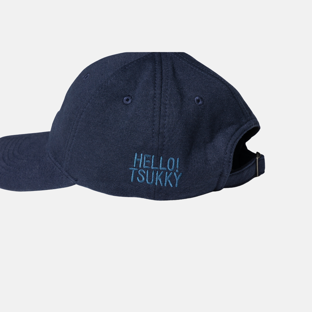 ツッキー x Pure Waste / Cap Solid Navy