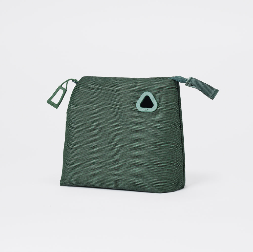 uF/uF スタンドポーチ Mサイズ フォレストグリーン/バッグ/ Our EARTH