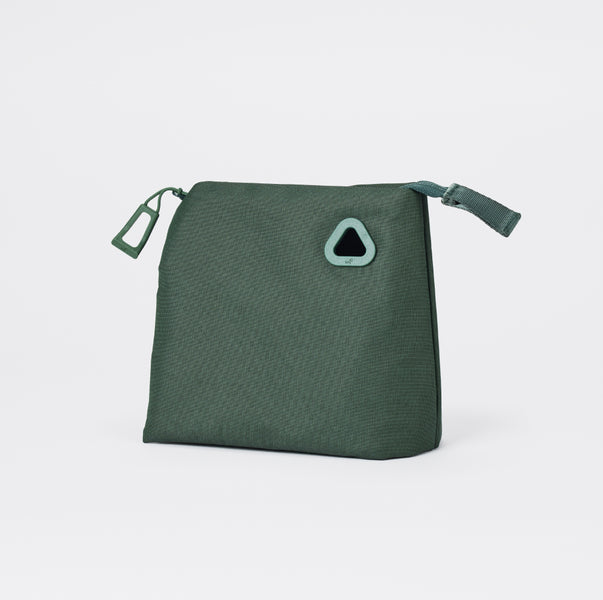 uF/uF スタンドポーチ Mサイズ フォレストグリーン/バッグ/ Our EARTH