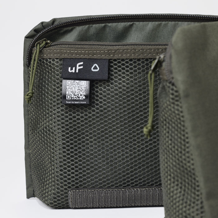 uF STAND POUCH L FOREST GREEN /  スタンドポーチ L サイズ フォレストグリーン