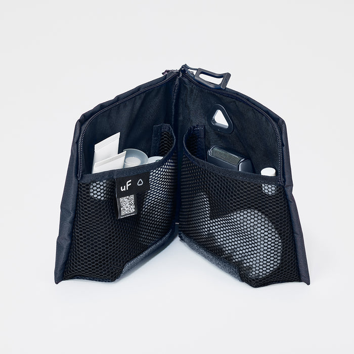 <NEW> uF STAND POUCH M Navy /  スタンドポーチ Mサイズ ネイビー