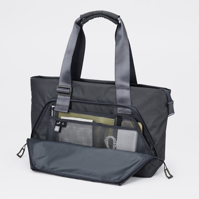 uF TOTE BAG CHARCOAL GRAY /  トートバッグ　チャコールグレー