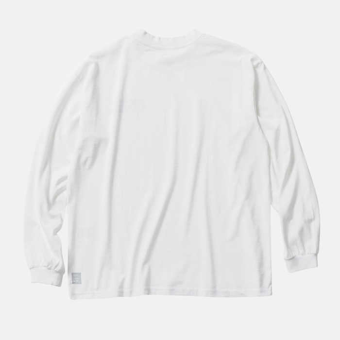 ツッキー x Pure Waste / JAPAN FIT Long Sleeve T-Shirt White