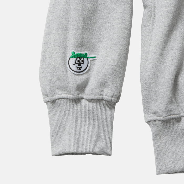 ツッキー x Pure Waste / JAPAN FIT Unisex Sweatshirt  Grey Melange
