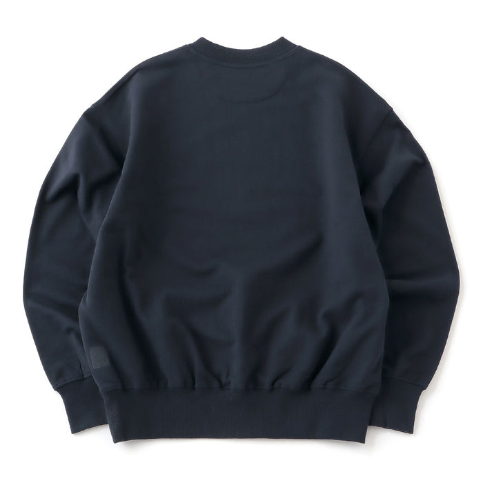 JAPAN FIT Unisex Sweatshirt Solid Navy "Summer Evening" プリント