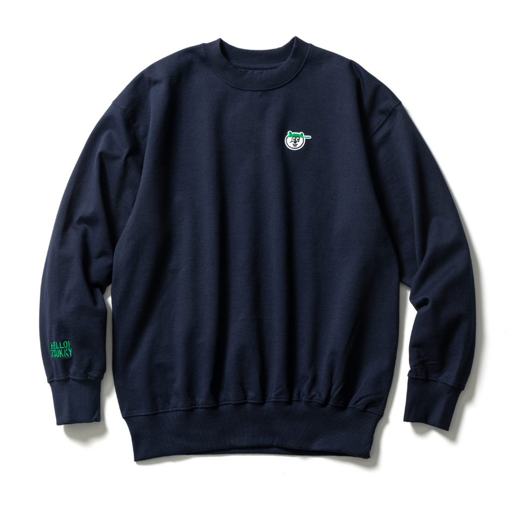 ツッキー x Pure Waste / JAPAN FIT Unisex Sweatshirt ソリッド