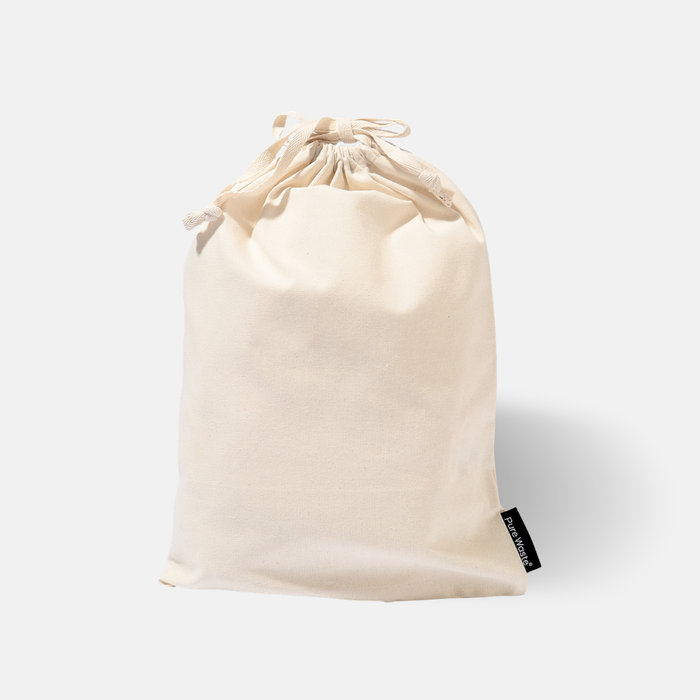 Drawstring pouch Ecru M