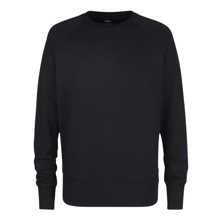 Unisex Raglan Sweatshirt Black