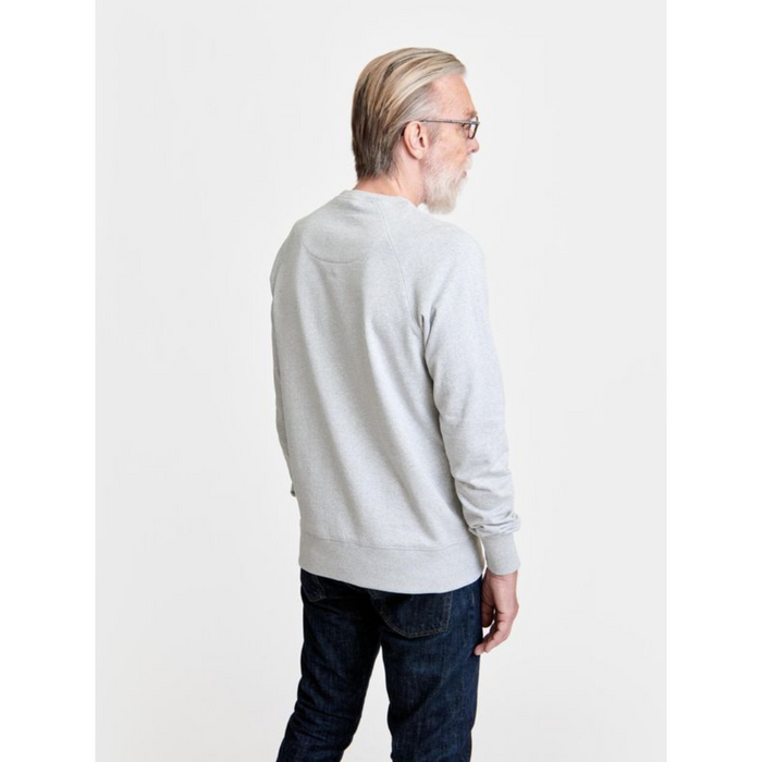 Unisex Raglan Sweatshirt Grey Melange