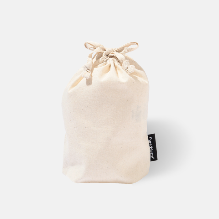 Drawstring pouch Ecru S
