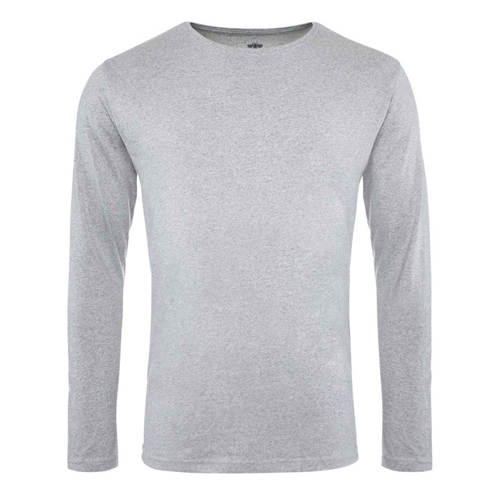 Men's Long Sleeve Shirt Grey Melange