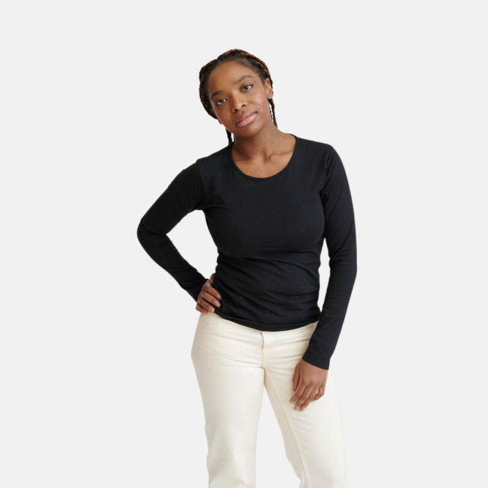 Women's Long Sleeve Shirt Black