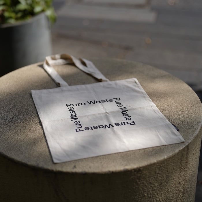 ロゴ入りShopping Bag Natural White