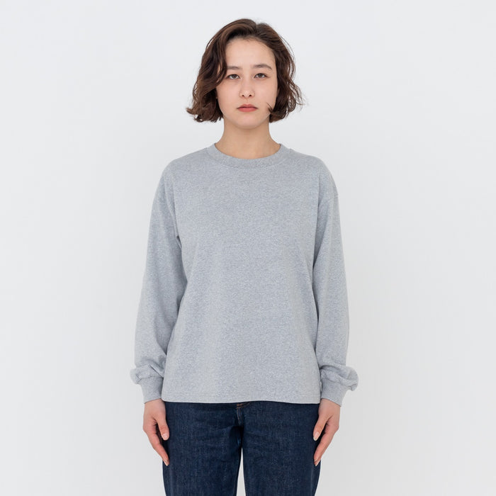 JAPAN FIT Women's Long Sleeve T-Shirt Grey Melange