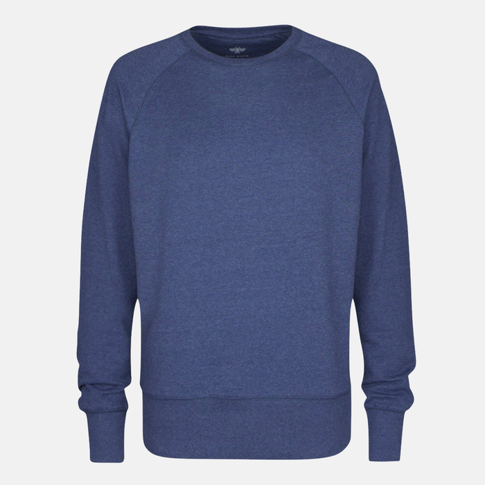 Unisex Raglan Sweatshirt Navy Melange