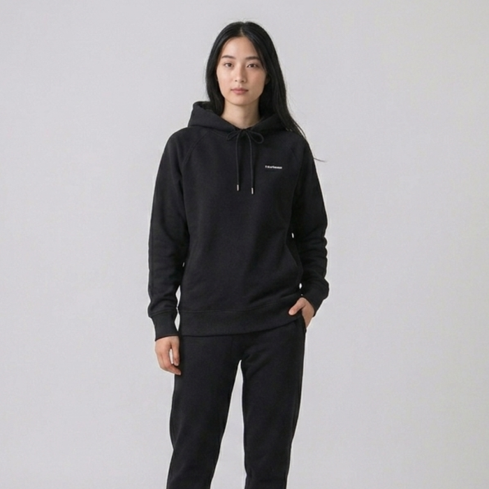 Logo Hoodie Unisex Black