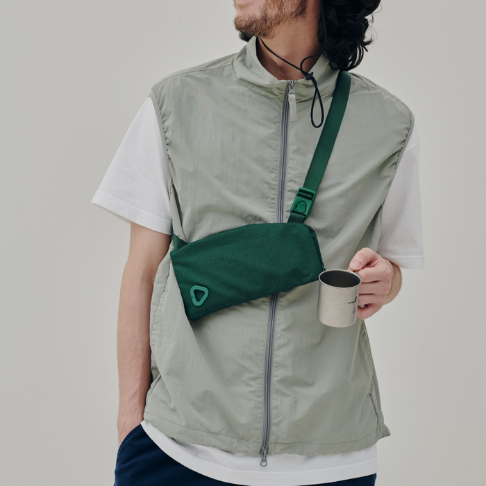 uF MOBILE POUCH FOREST GREEN /  モバイルポーチ フォレストグリーン