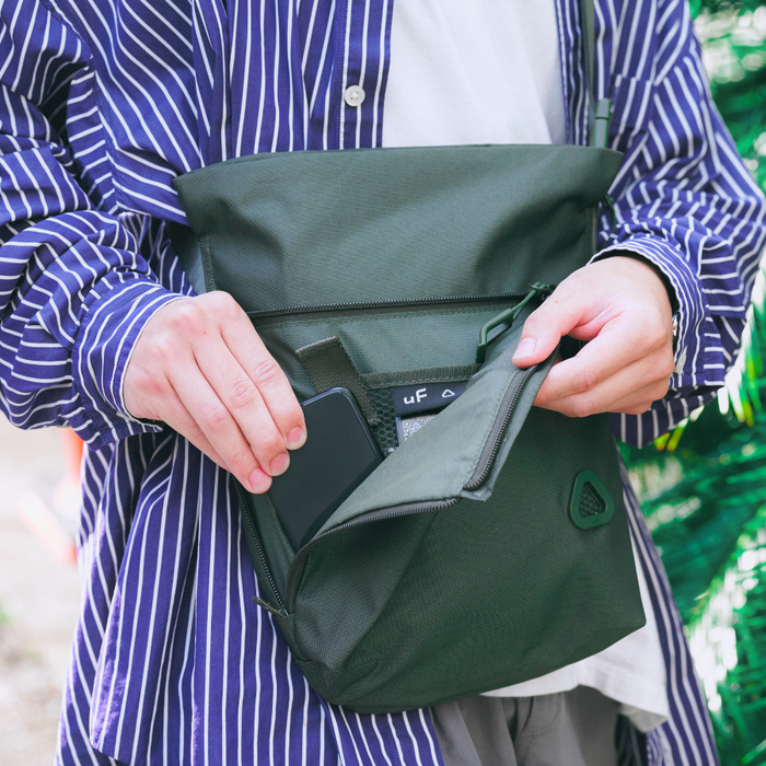 uF SACOCHE M FOREST GREEN /  サコッシュMサイズ フォレストグリーン