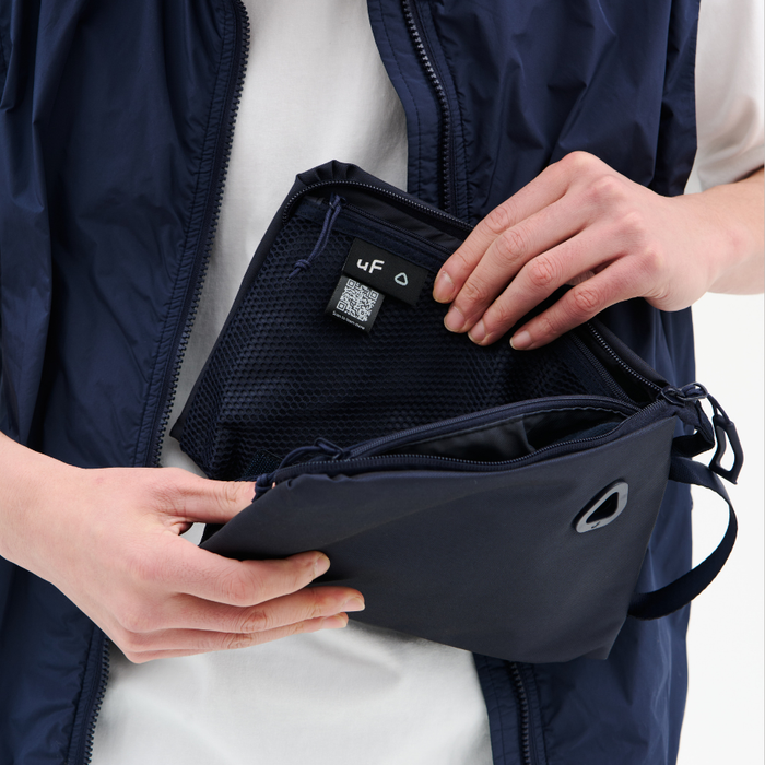 <NEW> uF STAND POUCH L Navy /  スタンドポーチ L サイズ ネイビー