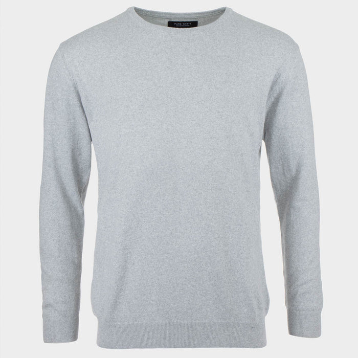 Plain Knit Grey Melange