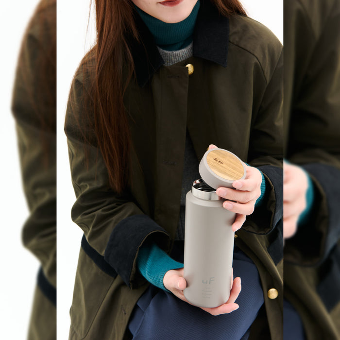 [NEW]uF STAINLESS BOTTLE MOKU NewTaupe / ステンレスボトル MOKU　NewTaupe