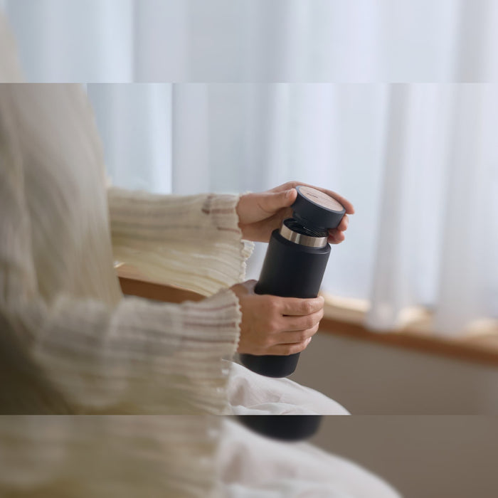 [NEW] uF STAINLESS BOTTLE　MOKU BLACK / ステンレスボトル MOKU　BLACK