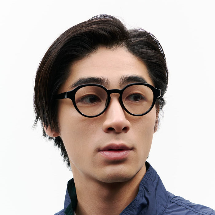 uF SUNGLASS CROWN PANTO BLK